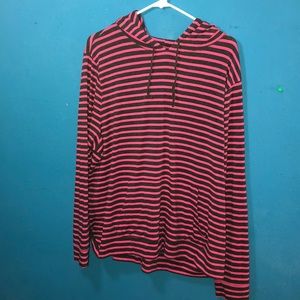 Pink/Grey Hoodie Pullover